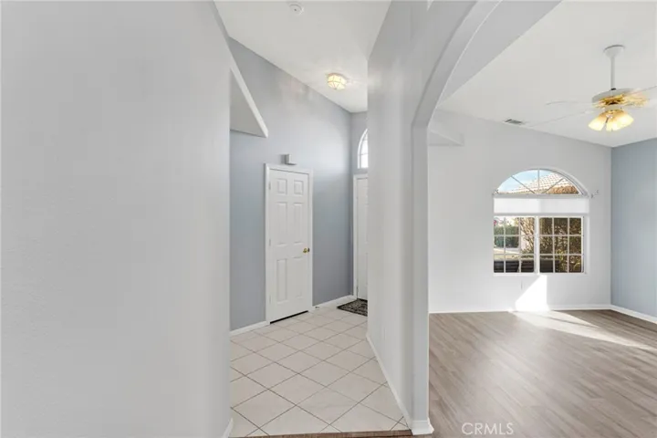 Entry way and formal dining/living room to the right!