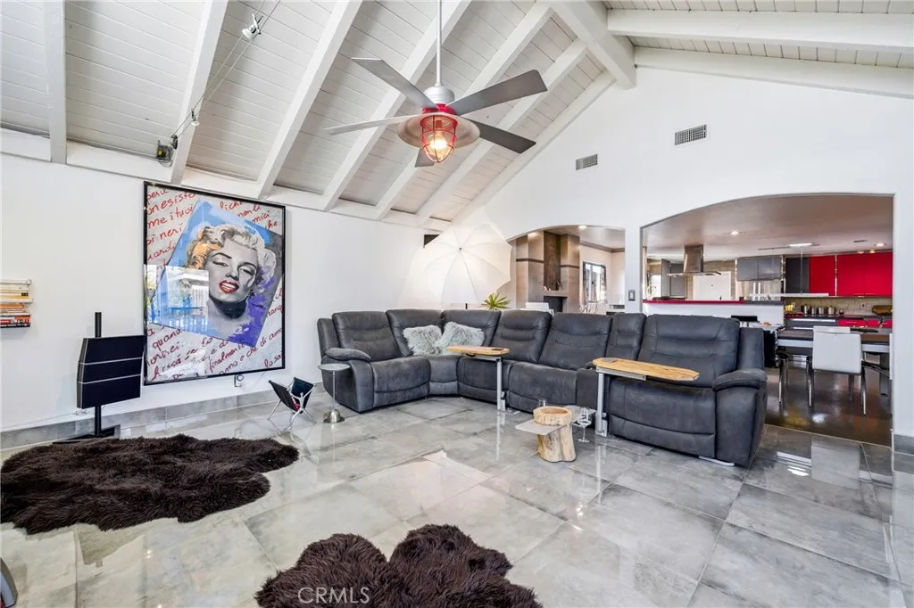 Another angle showing the scale of the addition and open concept flow.