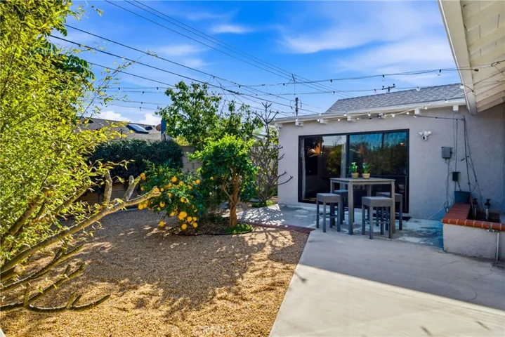 Outdoor space ideal for morning coffee and weekend BBQs.