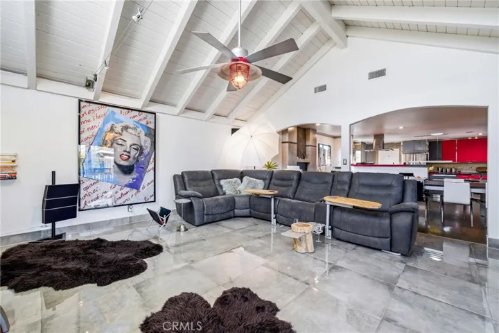 Another angle showing the scale of the addition and open concept flow.