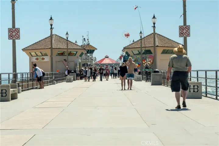 The iconic Huntington Beach Pier, a true local landmark.