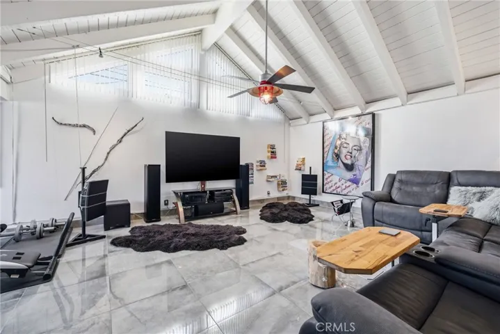 Oversized living space designed for relaxing, entertaining, and gathering.