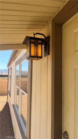 Lamp at Front Door Entrance