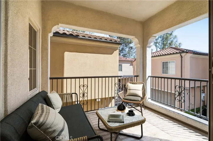 Private Patio - Virtually Staged