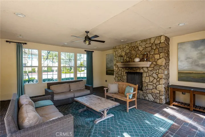 One of two Riverdale clubhouse lounge areas. The second room can be reserved for events and parties