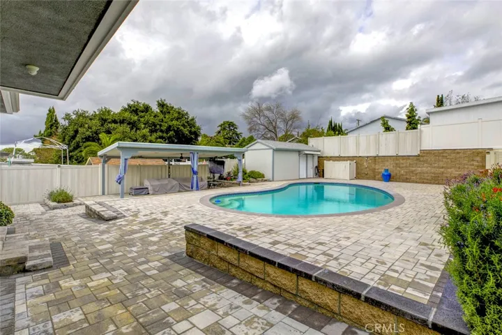 back yard from front unit