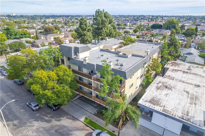 Aerial of the building