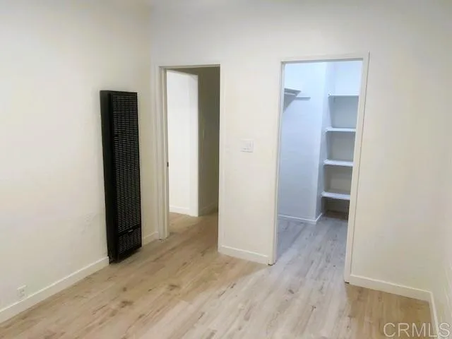 Bedroom and walk in closet, Middle Unit of 3 unit parcel, 718.5 N. Freeman