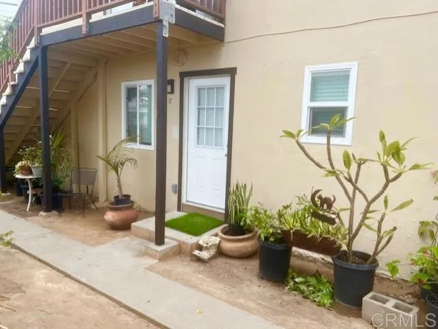 Front door to 722E, Lower level on 5 Unit parcel