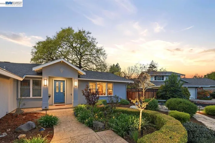 evening shot of front of house