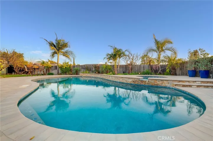 Gorgeous Newly Updated Pool/Spa Area with Pavers, Grass Area, and Mature Landscaping--Your very own private oasis!