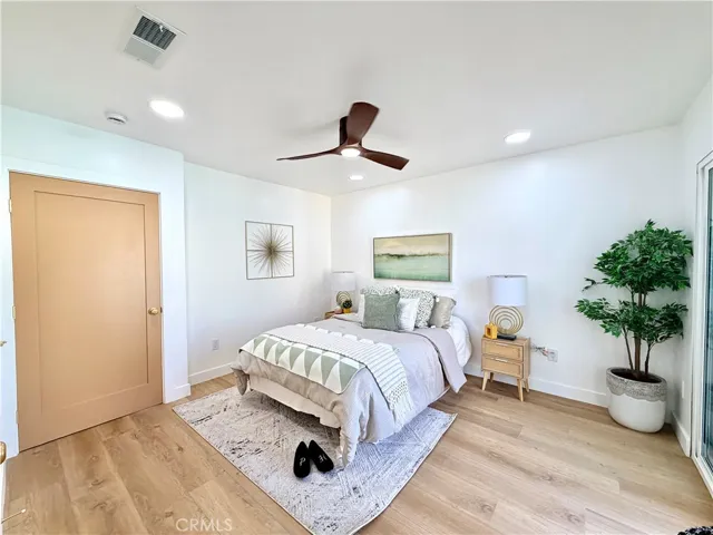 Designer color interior doors.