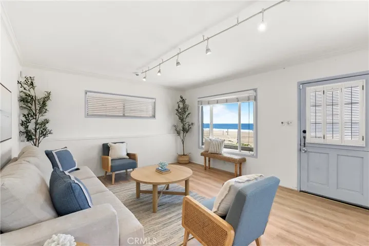 Unit D (1 Bed/1 Bath Unit) - Entry and Living Room