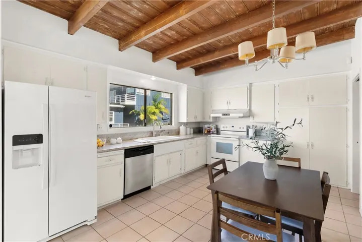 Unit C (2 Bed/1 Bath Unit) - Dining Area and Kitchen