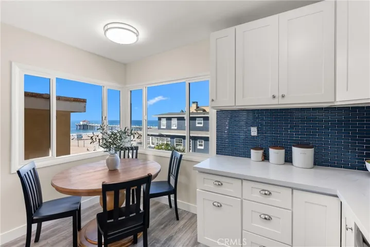Unit A (2 Bed/1 Bath Unit) - Dining Area and Kitchen