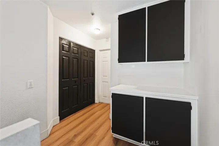 View of the upstairs hallway.