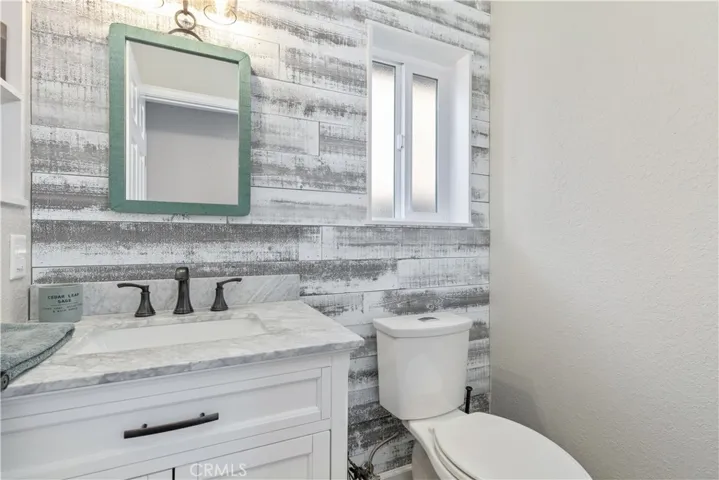 Bathroom in the accessory dwelling. 
Office, gym and garage