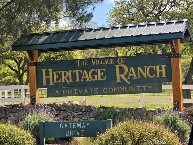 Heritage Ranch a gated community