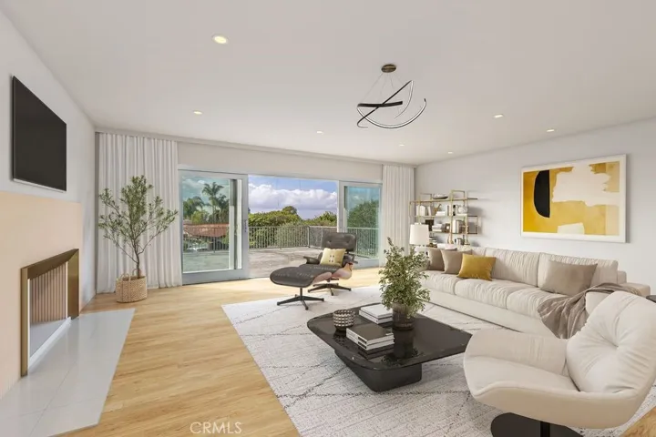 Virtually staged photo