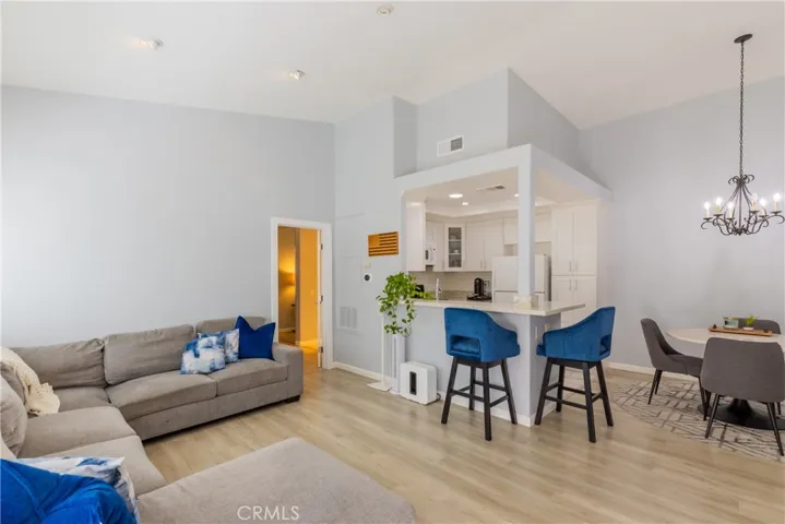Spacius look with vaulted ceilings