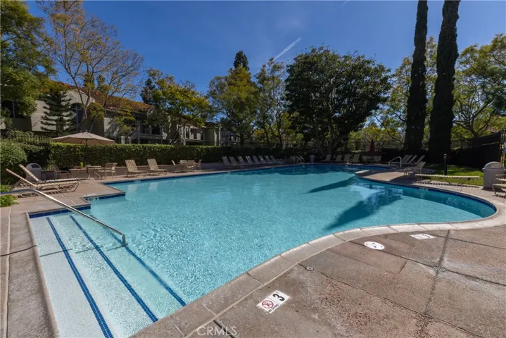 One of the two pools just a few steps away