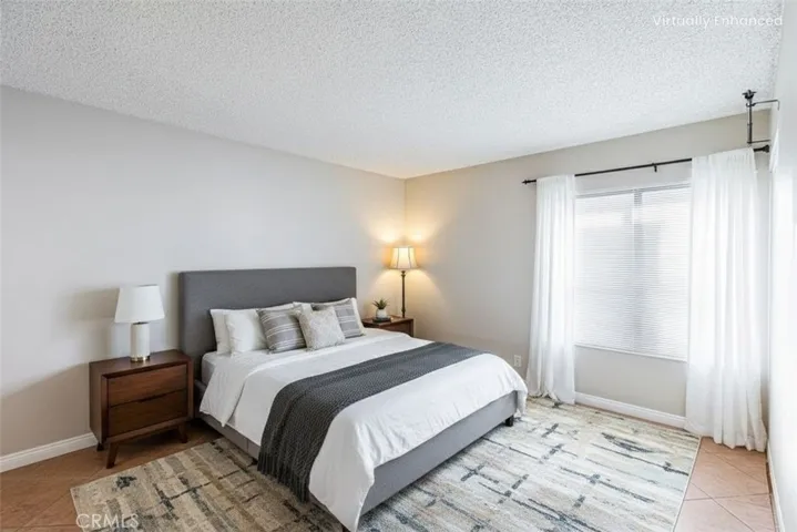 Virtually staged bedroom 2