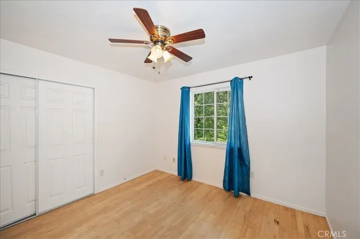 freshly painted bedroom