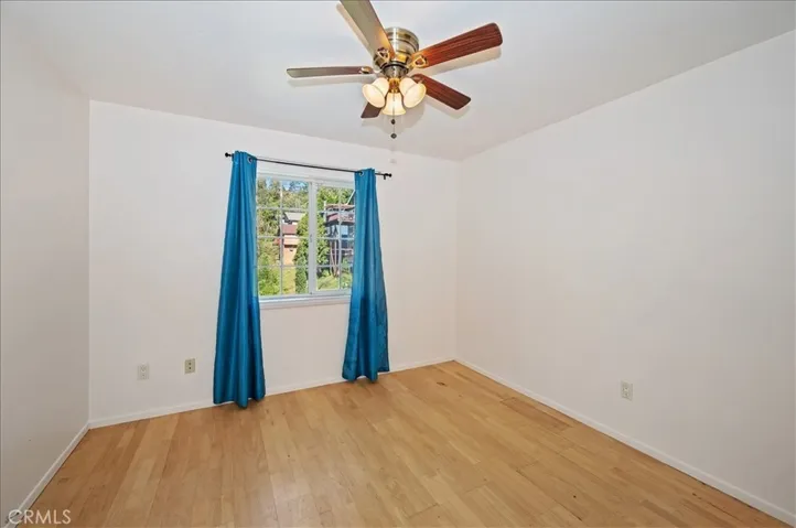 freshly painted bedroom