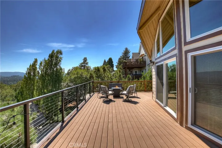 Incredible lake and ridgetop views from your spacious deck