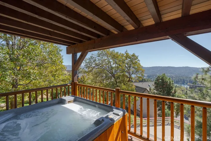Enjoy the view from your Jacuzzi hot tub