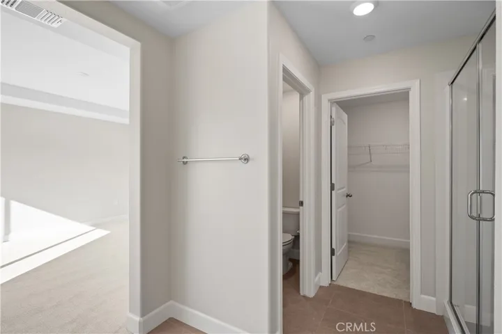 Primary bathroom -walk-in closet