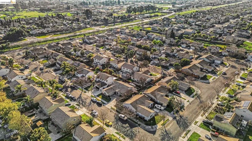 Aerial overview of property's location