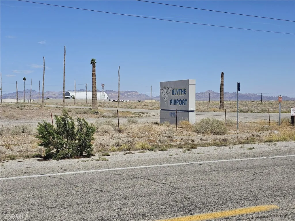 Blythe Airport is 4 miles away