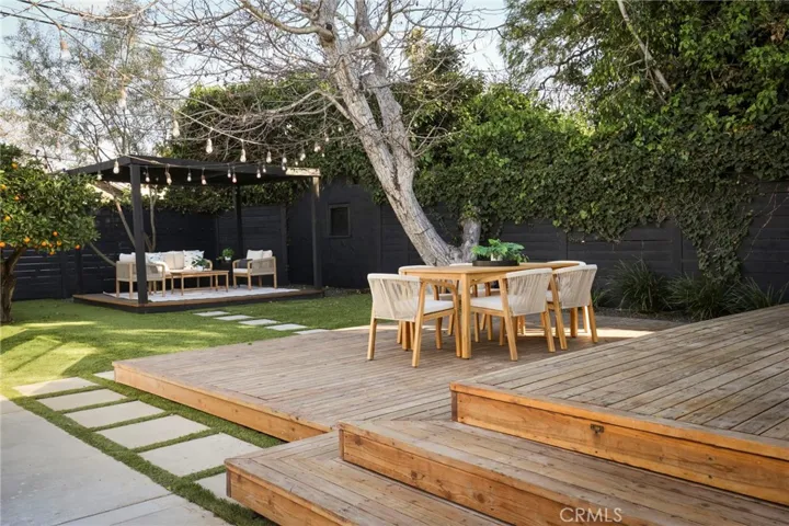 Large pool size yard