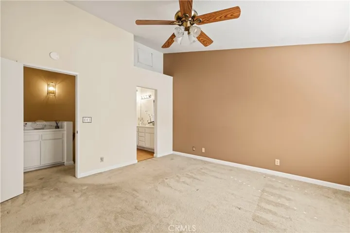 Highlighted by vaulted ceilings.