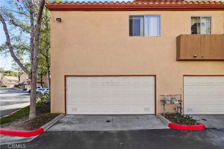 Attached two-car garage with direct access.