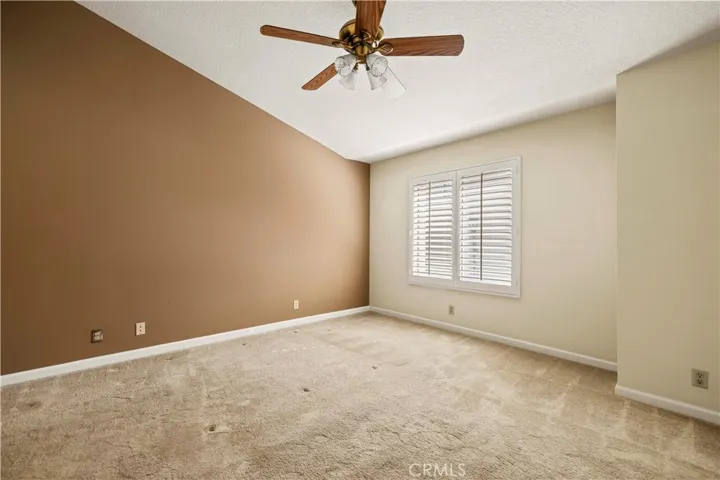 Spacious , light filled bedroom.