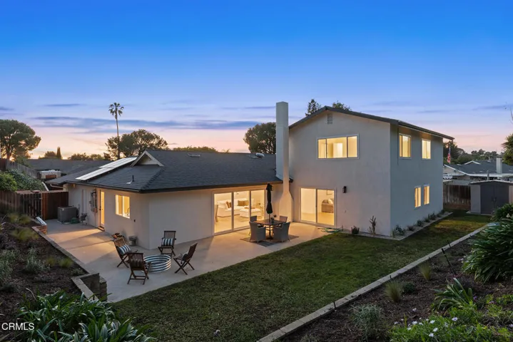 Rear Exterior at Sunset