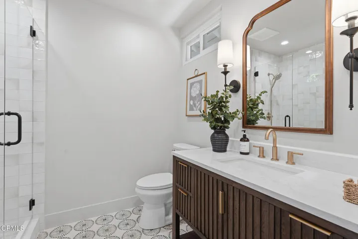Bathroom with Glass Shower