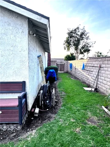 Back side yard