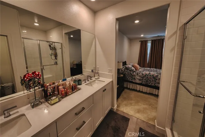 Master bathroom with shower