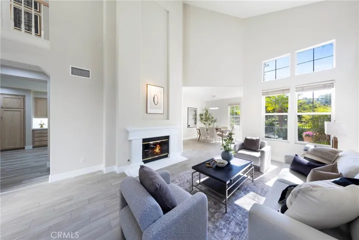 Formal living Opens to Kitchen and Dining room