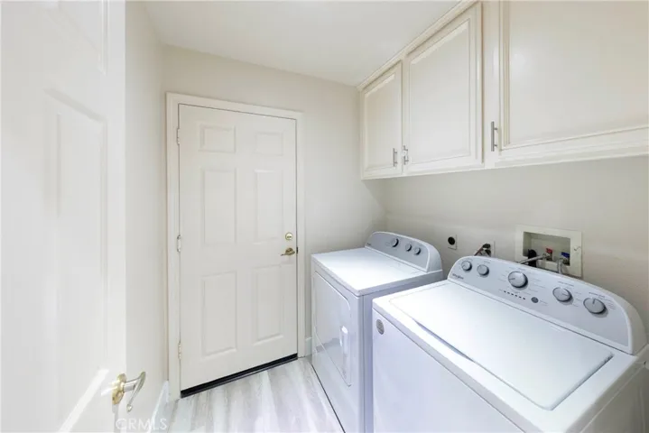 Private laundry room on main floor.