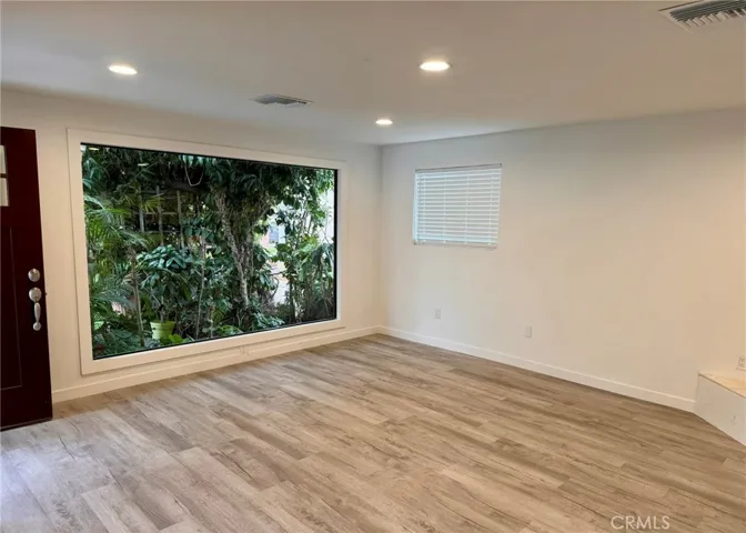 Living room with picture window