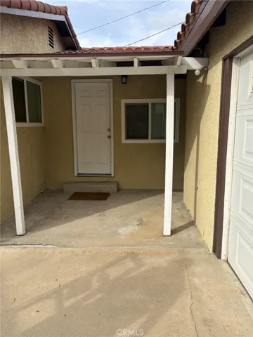 2nd unit entry with porch