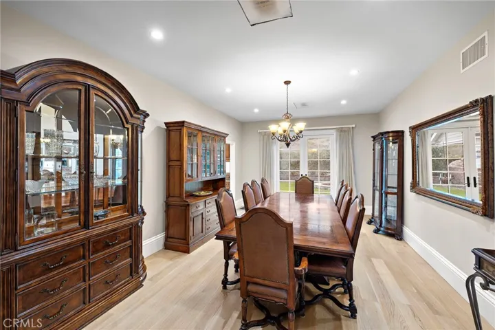 Formal Dining Room Opens to the Backyard
