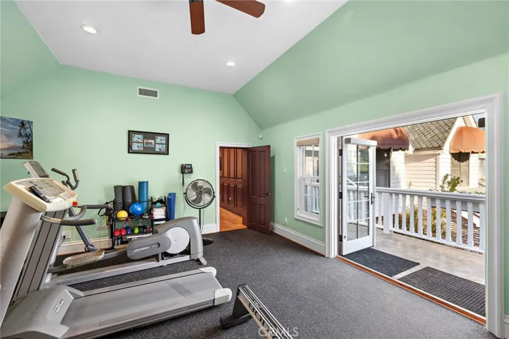 Exercise Room with Balcony
