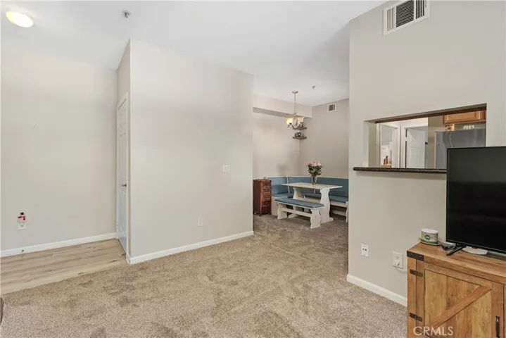 Living Room view to Dining Area