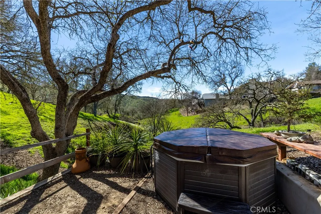 Double up in the summer and set the temp for a cool pool to chill in on hot summer days. Trees have all since filled in cannot see homes further back now.