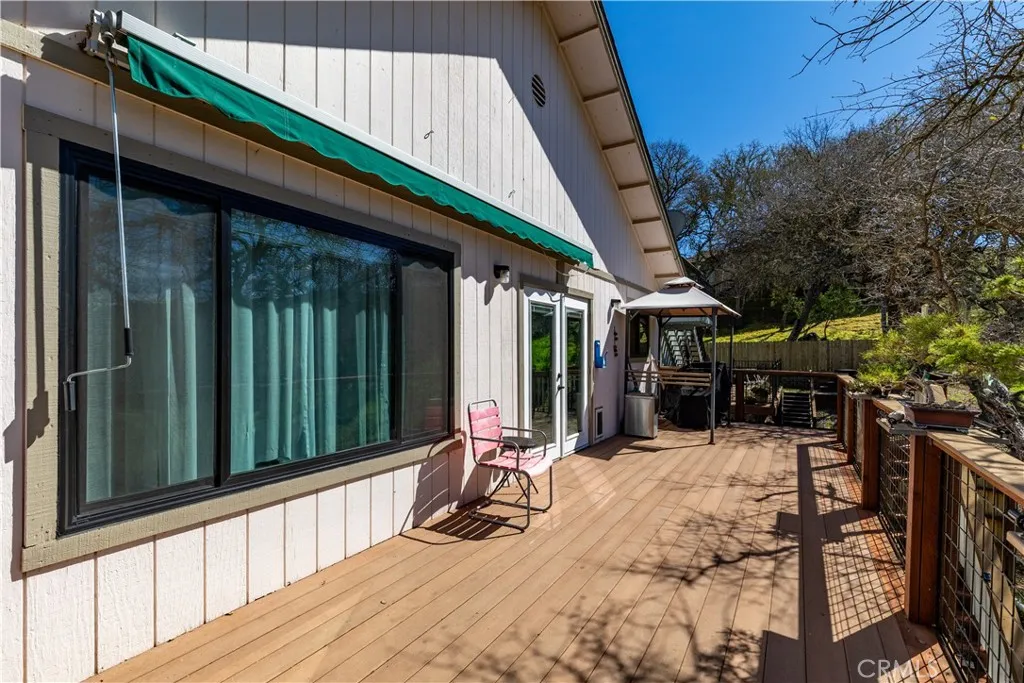 Newer decking and windows were upgraded.